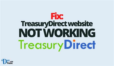 treasurydirect login not working